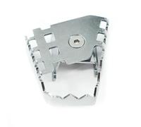 RORVECQ Pour R1200GS R1250GS R1150GS F650 F800 F700 GS Repos-pied Arrière Moto Rallongement Levier Frein Prolongateur Repose-pied(Argent)