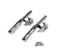 RORVECQ Pour R1250GS R 1250 GS LC R1200GS R 1200 GS Adv Plates-formes De Repose-pieds Avant Pliables Colliers(Argent)