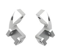 RORVECQ Pour R1250GS R1200GS LC ADV S1000XR R 1200 1250 GS Pour Adventure Déplacement Repose-pieds Passager Repose-pieds Arrière Réglables(Argent)