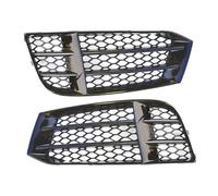 RORVECQ Pour RS5 B8.5 2013 2014 2015 2016 Grille De Protection Des Phares Antibrouillard En Nid D'abeille Pour Pare-chocs Avant Latéral