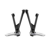 RORVECQ Pour S1000rr M1000rr 2020-2022 Motocyclette Taquets De Pied Arrière Chrome Noir Repose-Pied Support De Repos(Argent)