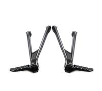 RORVECQ Pour S1000rr M1000rr 2020-2022 Motocyclette Taquets De Pied Arrière Chrome Noir Repose-Pied Support De Repos(NOIR)