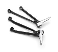 RORVECQ Pour S1000RR S1000R S1000 RR R S 1000 R 2009-2017 Kit de Support de Pédale Repose-pied Arrière de Moto(Argent,ENSEMBLE)