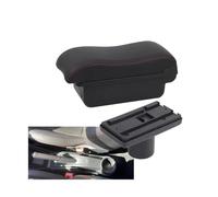 RORVECQ Pour Seat Pour Ibiza Boîtier D'accoudoir Pour Seat Pour Ibiza 6j Pour Ibiza 6L 2010-2019 Boîtier De Rangement Auto Accessoires Auto De Retrofit(A2 red line No USB)