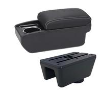 RORVECQ Pour Seat Pour Ibiza Pour Ibiza 6j Pour Ibiza 6L Accoudoir Auto Boîte De Rangement Auto Pièces De Retrofit Intérieur Accessoires Auto(C3 Noir blanc SANS USB)