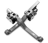 RORVECQ Pour SHERCO SE250 2018-2021 Leviers De Frein Et D'embrayage Pivotants Pour Motos Tout-terrain Course(GRIS)