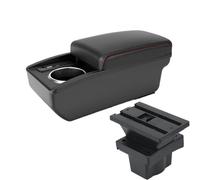 RORVECQ Pour Skoda Pour Octavia Boîte Accoudoir Pour Skoda Pour Yeti Mk2 A5 Boîte De Rangement Accoudoir Voiture Pièces Intérieures(B1 Red line 6 usb)