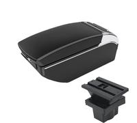 RORVECQ Pour Skoda Pour Octavia Boîtier D'accoudoir Pour Skoda Pour Yeti Mk2 A5 Boîtier D'accoudoir Auto Boîte De Rangement Accessoires Auto(A3 Noir blanc 7USB)
