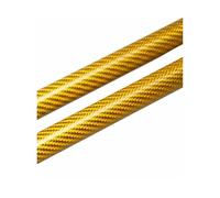 RORVECQ Pour Subaru Pour Forester SF 1997-2002 Front Cofan Réaménagement Levage Support Tige Ressort Dampers Chocs Absorbeur Prop(Carbon Fiber Yellow)