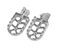 RORVECQ Pour Sur-Ron Pour Sur Ron X S Light Bee Véhicule Électrique Tout-Terrain Repose-pieds CNC Repose-pieds Pattes De Pied Rests Pédales Coussinet(Argent)