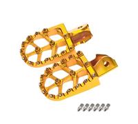 RORVECQ Pour Surron Pour Light Bee Pour LightBee X/S Pour Talaria Repose-pieds CNC Aluminium Pieds Moto Électrique Accessoires Moto(Golden)