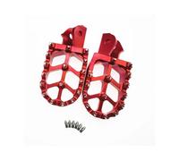 RORVECQ Pour SurRon Pour Sur-Ron Pour Light Bee X S Repose-pieds CNC en aluminium Repose-pieds Moto électrique(ROUGE)