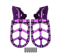 RORVECQ Pour Surron Pour Sur-Ron Pour Ultra Bee Véhicule Électrique Tout-Terrain EnduroDirt Bike Motocyclette Repose-Pied Pédale De Pied Repose-Pieds(Violet)
