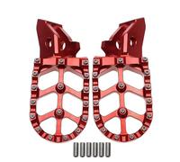 RORVECQ Pour Surron Pour Sur-Ron Pour Ultra Bee Véhicule Électrique Tout-Terrain EnduroDirt Bike Motocyclette Repose-Pied Pédale De Pied Repose-Pieds(ROUGE)