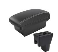 RORVECQ Pour Suzuki Pour Celerio Boîte À Accoudoir Pour Suzuki Pour Celerio Accessoires De Modification De Console Centrale Interface USB(A3 Black white NO USB)