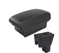 RORVECQ Pour Suzuki Pour Celerio Boîte À Accoudoir Pour Suzuki Pour Celerio Accessoires De Modification De Console Centrale Interface USB(Ligne noire A2 Pas d'USB)