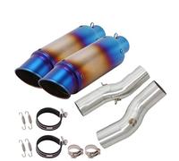 RORVECQ Pour Suzuki Pour Hayabusa GSXR1300 GSXR 1300 2021 2022 2023 Silencieux D'échappement Double Intermédiaire Pour Moto(Style C)