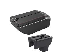 RORVECQ Pour Suzuki Pour Swift Boîtier D'accoudoir Auto Boîte De Rangement 2005-2021 2022 2023 2024 Retrofit Intérieur Accessoire Voiture(B1 Red line 7 usb)