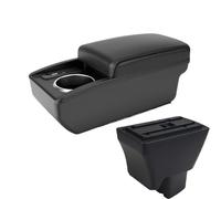 RORVECQ Pour Tata Pour Tiago Accoudoir Voiture Avec USB Boîte De Rangement Console Centrale Accessoires Décoration Automobile(B2 Ligne noire 6USB)