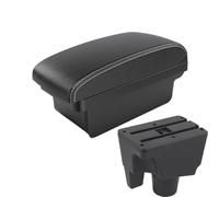 RORVECQ Pour Toyota Pour Aqua I 2011-2021 Boîte D'accoudoir Voiture Boîte De Rangement Modification Intérieure Pièces Auto(A3 Black white NO USB)