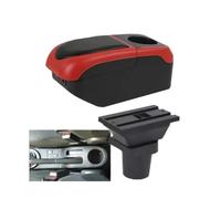 RORVECQ Pour Toyota Pour Urban Cruiser Boîte Accoudoir Pour Ist Boîte Accoudoir Boîte Stockage Centre Intérieur(Noir rouge)