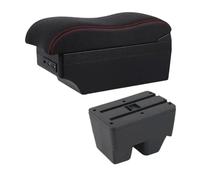 RORVECQ Pour Toyota Pour Yaris Cross Boîte D'accoudoir Pour Toyota Pour Yaris SUV 2020 2021 2022 Console Centrale De Bras(Ligne rouge E2)