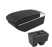 RORVECQ Pour Toyota Pour Yaris Cross Boîte D'accoudoir Pour Yaris Suv Centrale Boîte De Contenu Du Magasin Décoration Avec Interface USB(A1 red line 7 USB)