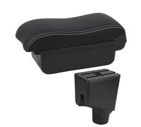 RORVECQ Pour Toyota Pour Yaris Hybrid Boîte D'accoudoir Auto Pour Toyota Pour Yaris 2015 2016-2022 Boîte D'accoudoir Central(A3 Black white NO USB)