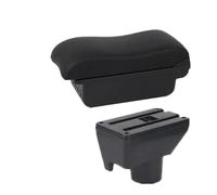 RORVECQ Pour TOYOTA Pour Yaris Pour Vitz Boîte D'accoudoir Pour Voiture Boîte De Rangement Central Accessoires De Voiture Transformation Intérieure(B2 ligne noire 3USB)