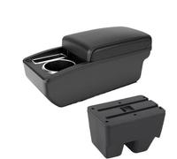 RORVECQ Pour Toyota Pour Yaris SUV Boîte D'accoudoir Pour Toyota Pour Yaris Cross Accoudoir De Voiture Boîte De Rangement Accoudoir Central(Ligne noire A2 Pas d'USB)