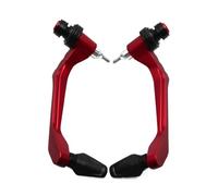 RORVECQ pour Triumph pour Street Triple 675 765 1050 pour Trident 660 pour Tiger 900 pour Tiger 1050 Protège-Mains Universel pour Moto 17-22 Mm pour Guidon(Rouge)