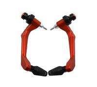 RORVECQ pour Triumph pour Street Triple 675 765 1050 pour Trident 660 pour Tiger 900 pour Tiger 1050 Protège-Mains Universel pour Moto 17-22 Mm pour Guidon(Orange)