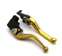 RORVECQ Pour Triumph Pour Trident 660 2021-2023 Leviers De Frein Et D'embrayage Longs Réglables À Poignée Courte(Or,Short)