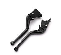 RORVECQ Pour Triumph Pour Trident 660 2021-2023 Leviers De Frein Et D'embrayage Longs Réglables À Poignée Courte(NOIR,Long)