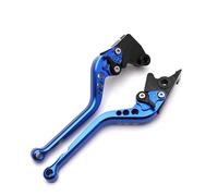 RORVECQ Pour Triumph Pour Trident 660 2021-2023 Leviers De Frein Et D'embrayage Longs Réglables À Poignée Courte(Bleu,Long)
