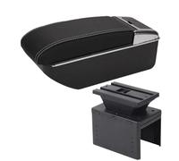 RORVECQ Pour Universel Boîte D'accoudoir Central Pour Modèle Universel Boîte De Rangement Auto Accessoires Auto Pièce Rénovation(Black white No USB)