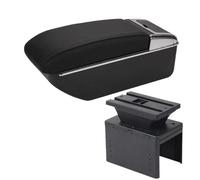 RORVECQ Pour Universel Boîte D'accoudoir Central Pour Modèle Universel Boîte De Rangement Auto Accessoires Auto Pièce Rénovation(Black black No USB)