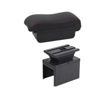 RORVECQ Pour Vauxhall Pour Opel Pour Adam Pour Astra J H G Pour Corsa D C GTC Pour Mokka X Boîte D'accoudoir Auto Console Centrale(A2 Black red NO USB)