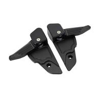 RORVECQ Pour Vespa Pour Pour Pour Sprint Pour Primavera 50 125 150 Motocyclette Siège Arrière Passager Pédale Pied Pédales Couverture(NOIR)