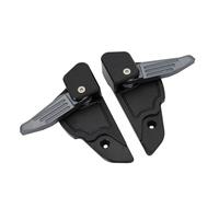 RORVECQ Pour Vespa Pour Pour Pour Sprint Pour Primavera 50 125 150 Motocyclette Siège Arrière Passager Pédale Pied Pédales Couverture(Gray Black)