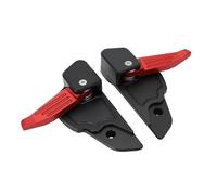 RORVECQ Pour Vespa Pour Pour Pour Sprint Pour Primavera 50 125 150 Motocyclette Siège Arrière Passager Pédale Pied Pédales Couverture(Noir rouge)