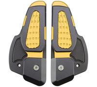 RORVECQ Pour Vespa Pour Primavera Pour Sprint 125 150 2017-2020 Motocycle Repose-pieds Passager Arrière Catapult Pédales Extensibles Pliables(Or)