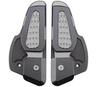 RORVECQ Pour Vespa Pour Primavera Pour Sprint 125 150 2017-2020 Motocyclette Repose-pieds Arrière Passager Catapulte Pliant Extension Pédales(Titane)
