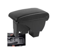 RORVECQ Pour VW Pour POLO 2020 2021 2022 2023 2024 Boîtier De Rangement D'accoudoir Auto Pièces De Rechange Accessoires Auto(C2 Black Black line)