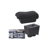 RORVECQ Pour VW Pour Polo Pour Polo 9N 3 Mk4 2002-2009 Boîte D'accoudoir Auto Intérieur Rénovation Boîte Rangement Accessoires Auto(B2 Black red 3 USB)