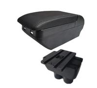 RORVECQ Pour VW Pour T&ouran Boîtier Bras De Confort Boîte De Rangement Centrale Accessoires Auto Intérieurs De Retrofitting(H All Black 4 USB)