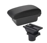 RORVECQ Pour VW UP Boîte D'accoudoir Pour Seat Pour Mii Pour S&koda Pour Citigo Boîte De Rangement Console D'accoudoir Auto Boîte D'accoudoir Auto(B2 ligne noire 3USB)