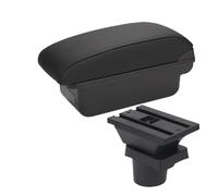 RORVECQ Pour VW UP Boîte D'accoudoir Pour Seat Pour Mii Pour S&koda Pour Citigo Boîte De Rangement Console D'accoudoir Auto Boîte D'accoudoir Auto(C2 Ligne noire PAS d'USB)