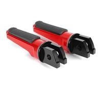 RORVECQ Pour Yamaha MT07 MT-07 MT09 MT-09 Pour Tracer FZ6 FZ-6 FZ 6 Pour Fazer FJR1300A FJR1300AS FJR 1300A/AS Pédales Avant Repose Pieds Adaptateurs(ROUGE)