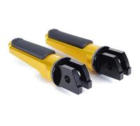 RORVECQ Pour Yamaha MT07 MT-07 MT09 MT-09 Pour Tracer FZ6 FZ-6 FZ 6 Pour Fazer FJR1300A FJR1300AS FJR 1300A/AS Pédales Avant Repose Pieds Adaptateurs(Jaune)